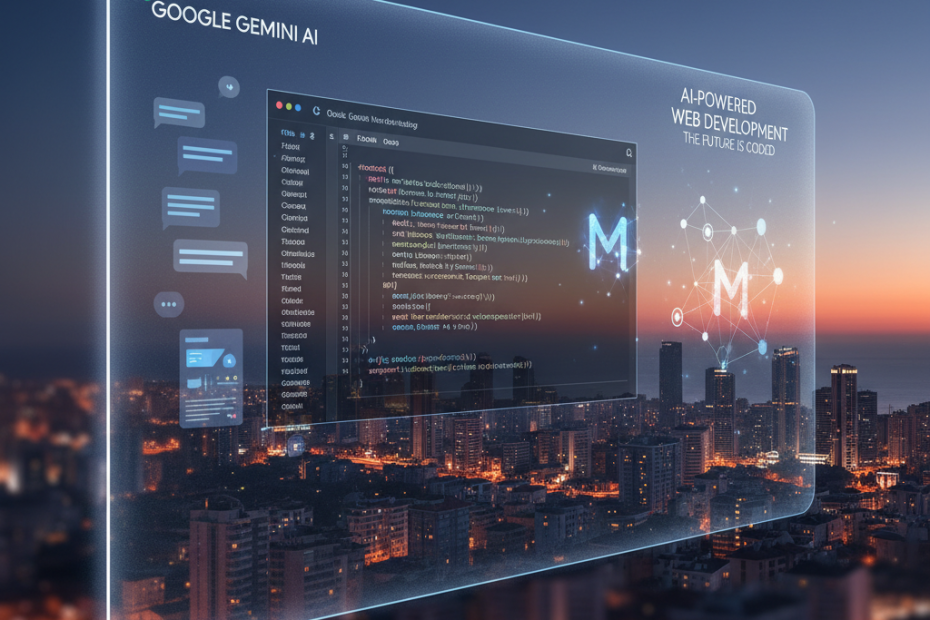 Mersin AI web geliştirme - Google Gemini 3.1 teknoloji blog görseli