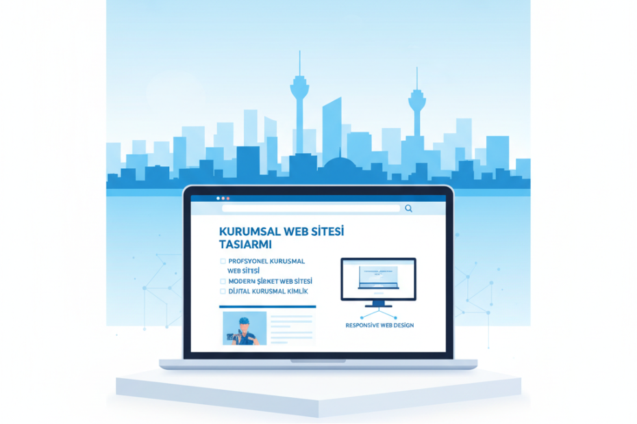 kurumsal web sitesi tasarımı profesyonel görsel