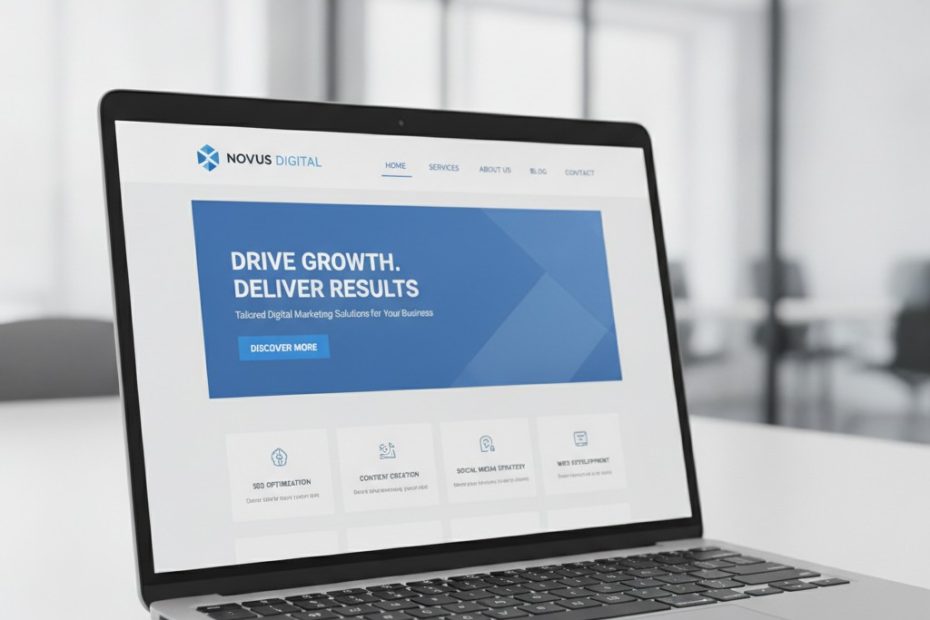 Kurumsal web tasarımı - profesyonel ve modern web sitesi tasarım konsepti